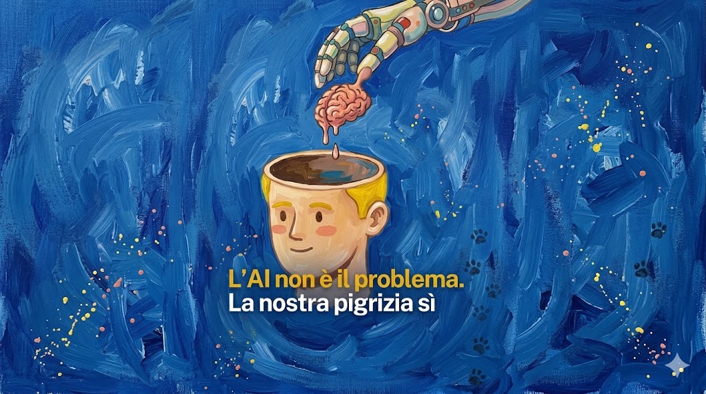 Quando l'AI risponde al posto tuo, chi sta pensando davvero?